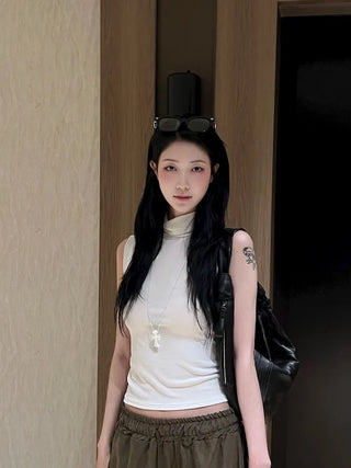 repeat plain slim sleeveless nasi