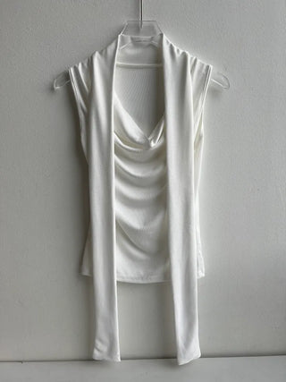 tie scarf slim sleeveless nasi