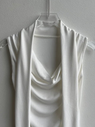 tie scarf slim sleeveless nasi