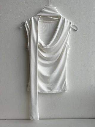 tie scarf slim sleeveless nasi