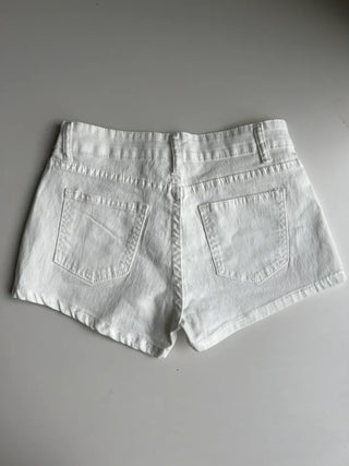 basic 3-part high-waist cotton shorts