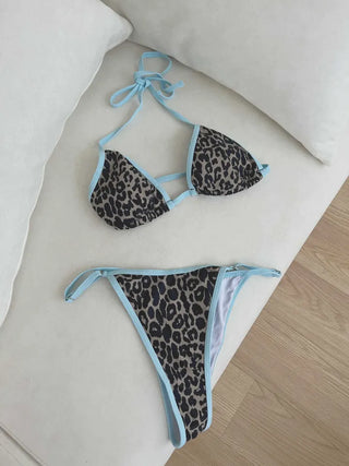 Emerald Leopard Print Leopard Bikini