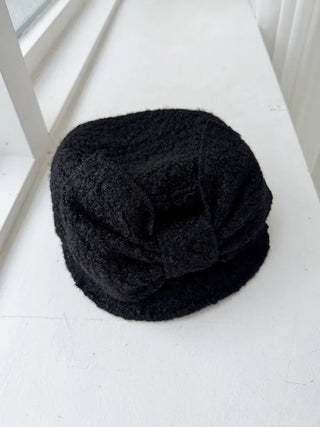 buckle ribbon poggle hunting cap sailor hat