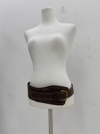 studded wide big size belt