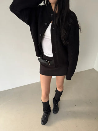 twisted leather big belt