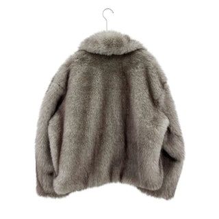 Pocket Mink Donut Faux Fur Jacket