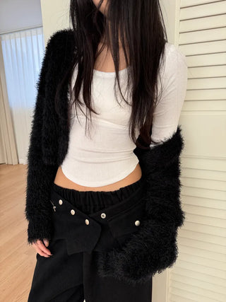 pocket wrap banding wide pintuck pants