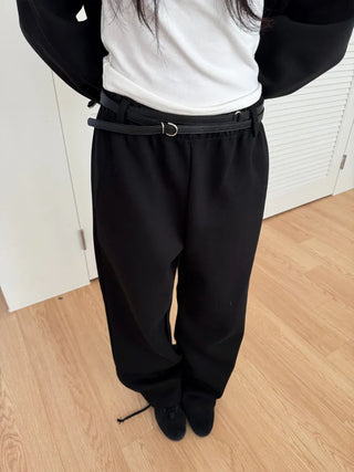 city setup belt wide training pants jogger pants