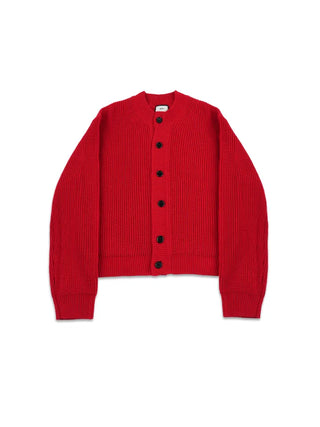 loose fit thick hachi cardigan