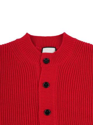 loose fit thick hachi cardigan