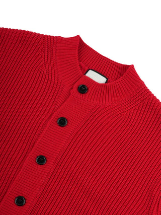 loose fit thick hachi cardigan