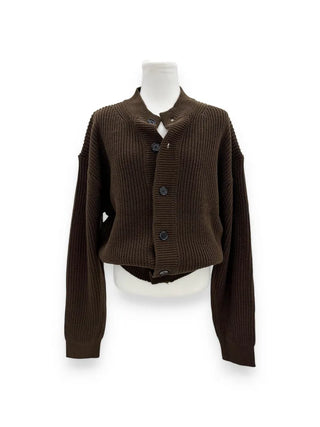 loose fit thick hachi cardigan