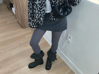 wool winter skirt pants inner pants miniskirt