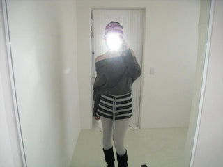 striped wool knit shorts winter shorts