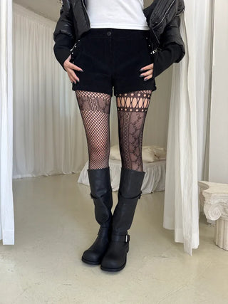 mesh see-through idol stockings