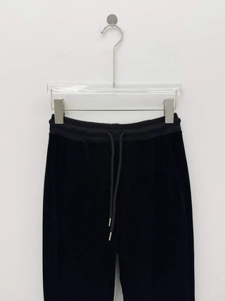 set velvet velour hooded zip-up bootcut pants training set