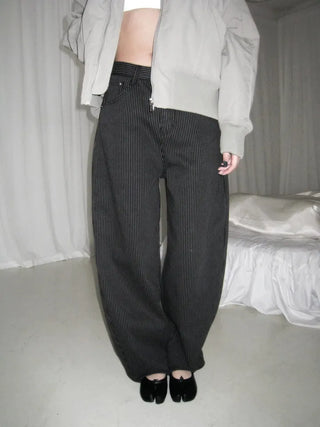 Tabi leather flat shoes