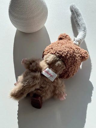 Monchhichi plush doll keychain key ring