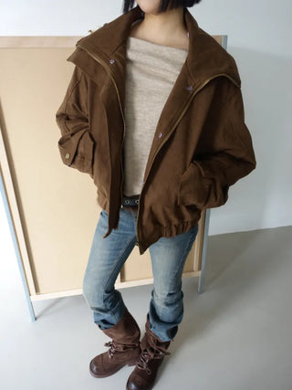 Detachable fur o Fleece lining* Fox fur trimmed Benyon faux fur mustang jacket