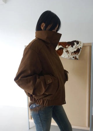 Detachable fur o Fleece lining* Fox fur trimmed Benyon faux fur mustang jacket