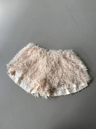 Poodle Fur Shorts Banded Shorts