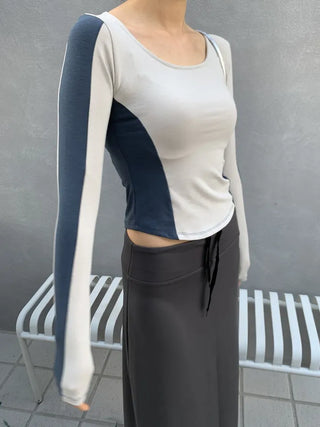 Jersey maxi long skirt