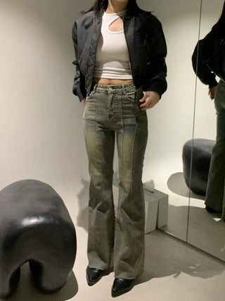 Cut-out crop sleeveless nasi crop top