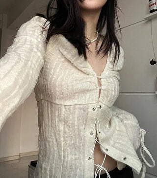 Wrinkle Corset Blouse