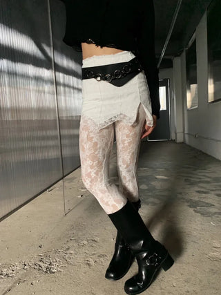 Lace Spanx Stockings Leggings