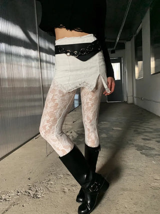 Lace Spanx Stockings Leggings