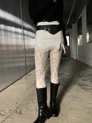 Lace Spanx Stockings Leggings