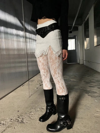 Lace Spanx Stockings Leggings