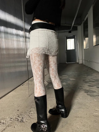 Lace Spanx Stockings Leggings
