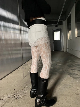 Lace Spanx Stockings Leggings
