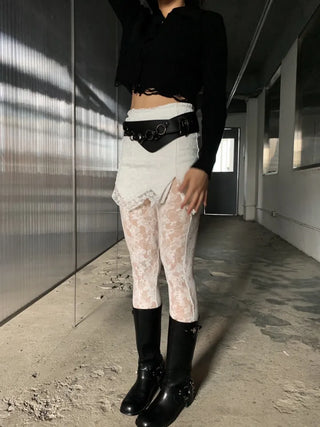 Lace Spanx Stockings Leggings