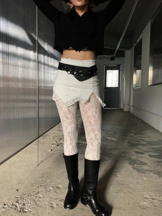 Lace Spanx Stockings Leggings