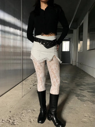 Lace Spanx Stockings Leggings