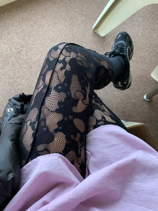 Lace Spanx Stockings Leggings