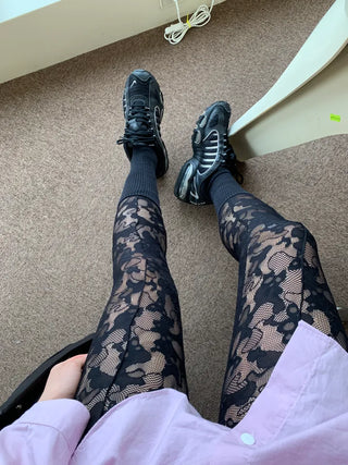 Lace Spanx Stockings Leggings