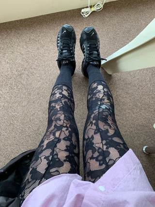Lace Spanx Stockings Leggings