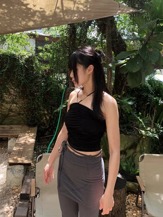Shirring Skirt Pants Skirt Leggings