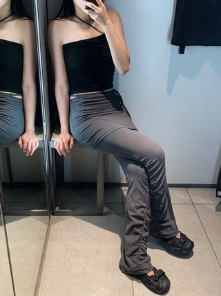 Shirring Skirt Pants Skirt Leggings