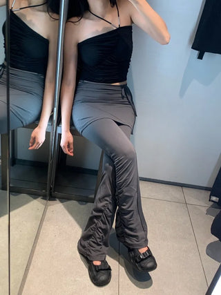 Shirring Skirt Pants Skirt Leggings
