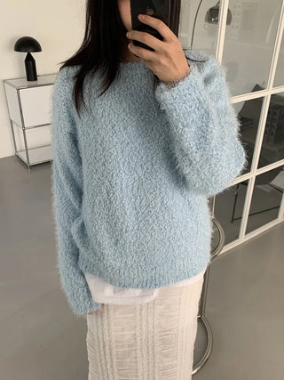 Legacy Round Boucle Loose Knit