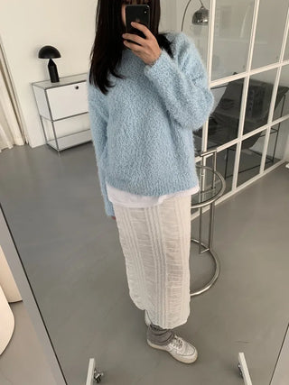 Legacy Round Boucle Loose Knit