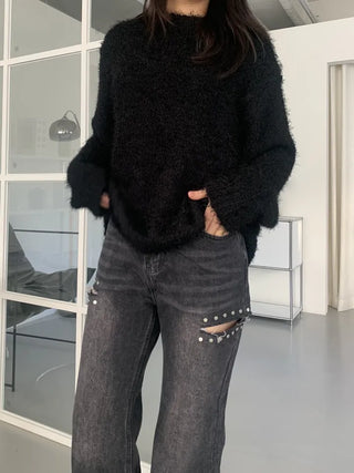 Legacy Round Boucle Loose Knit