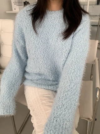 Legacy Round Boucle Loose Knit