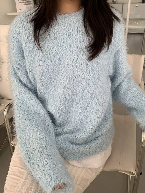 Legacy Round Boucle Loose Knit