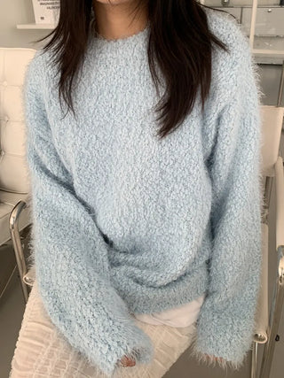 Legacy Round Boucle Loose Knit