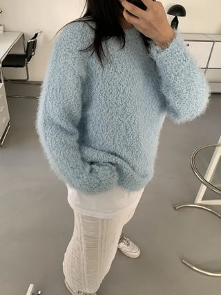 Legacy Round Boucle Loose Knit